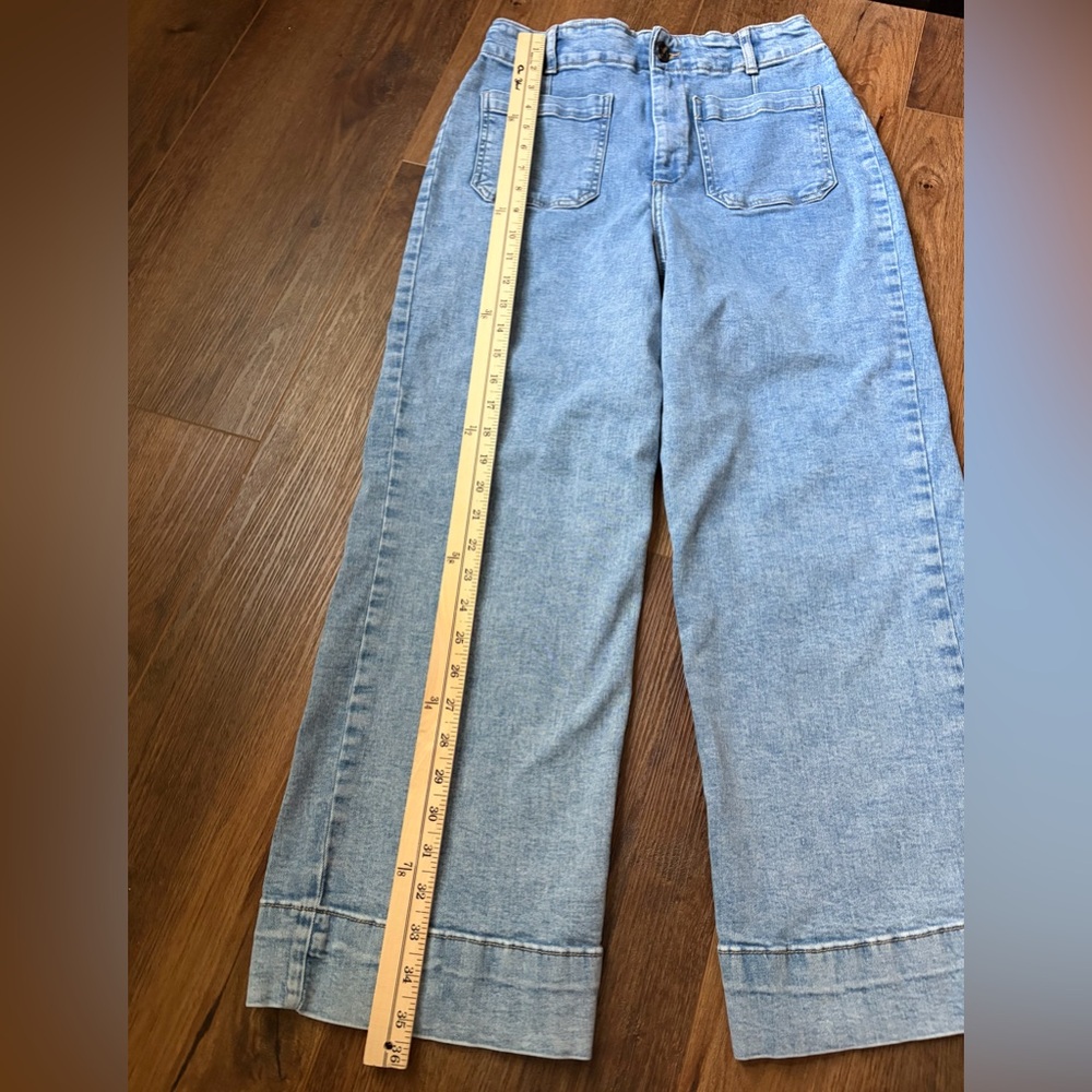 Bagatelle Jeans Womens Blue‎ Denim Wide-Leg High Waisted - Picture 3 of 12